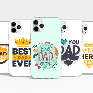 Super Dad Phone Case, Best Daddy Phone Cover for iPhone 16, 15, 14, 13 Pro, Samsung Galaxy S25, S24, S23, Google Pixel 9, Father&#39;s Day Gift