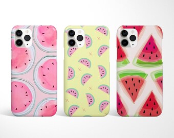 Watermelon Phone Case, Fruit Phone Cover for iPhone 17, 16, 15, 14 Pro Max, Samsung Galaxy S25 Ultra, S24 FE, S23, Summer Google Pixel Case