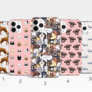 Hund Handyhülle, Welpe Handyhülle für iPhone 17, 16, 15, 14 Pro Max, Doggy Handyhülle, Samsung Galaxy S25, S24, S23FE, Haustier Google Pixel Hülle Bild 1