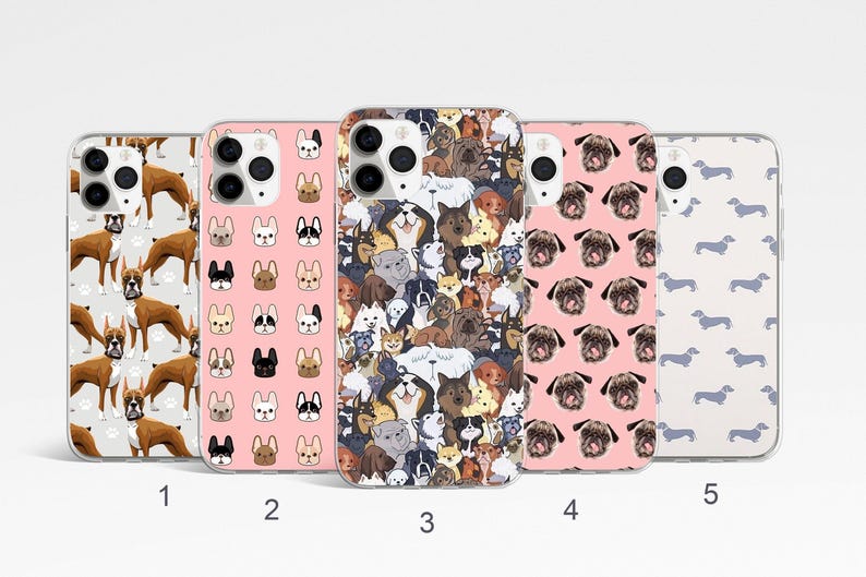 Hund Handyhülle, Welpe Handyhülle für iPhone 17, 16, 15, 14 Pro Max, Doggy Handyhülle, Samsung Galaxy S25, S24, S23FE, Haustier Google Pixel Hülle Bild 1