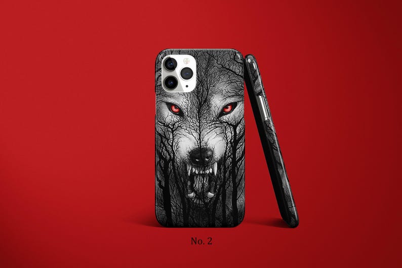Wolf Phone Case, Animal iPhone Cover, iPhone 17, 16, 15, 14 Pro Max, Samsung Galaxy S25 Ultra, S24 Plus, S23 Fe, S22 Case, Google Pixel Case image 3