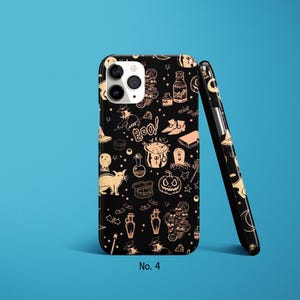 Halloween Phone Case, Jack o Lantern Phone Cover, Spooky Samsung S25 Case, Cat iPhone 17 Pro Case, Kawaii Case, Anime Google Pixel 10 Case image 5