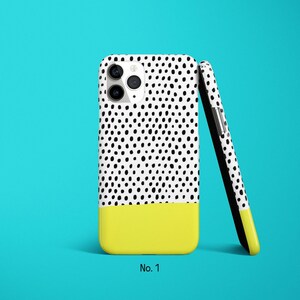 Polka Dot Phone Case, Abstract Phone Cover, iPhone 17, 16, 15 Pro Max, Samsung Galaxy S25, S24, Spotted Google Pixel Case, Modern Phone Case image 2