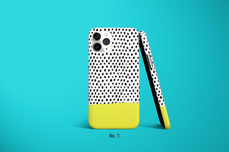 Polka Dot Phone Case, Abstract Phone Cover, iPhone 17, 16, 15 Pro Max, Samsung Galaxy S25, S24, Spotted Google Pixel Case, Modern Phone Case image 2