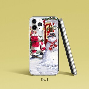 Santa Phone Case Xmas Phone Cover, iPhone 17, 16, 15, 14 Pro Max, Samsung Galaxy S25, S24 Case, Xmas Google Pixel Case, Festive Phone Case image 5