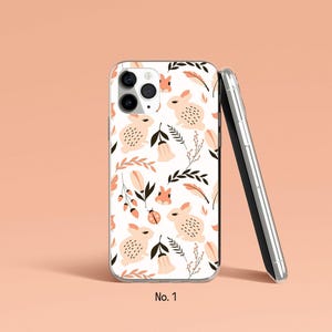 Bunny Phone Case Rabbit Phone Case, iPhone 17, 16, 15, 14 Pro, Easter Samsung Galaxy S25 Ultra, S24 Plus, S23 Case, Spring Google Pixel Case image 2