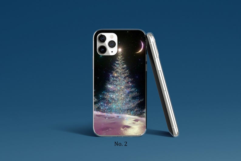 Xmas Phone Case, Christmas Tree Phone Case, iPhone 17, 16, 15, 14 Pro Max, Winter Samsung Galaxy S25 Plus, S24 FE, Festive Google Pixel Case image 3