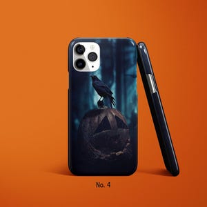 ハロウィンスマホケース、ジャック・オー・ランタン柄iPhone 17/16 Pro Maxケース、パンプキン柄Samsung S25ケース、スプーキー柄Galaxy S24 Ultraカバー、Google Pixelケース 画像 5