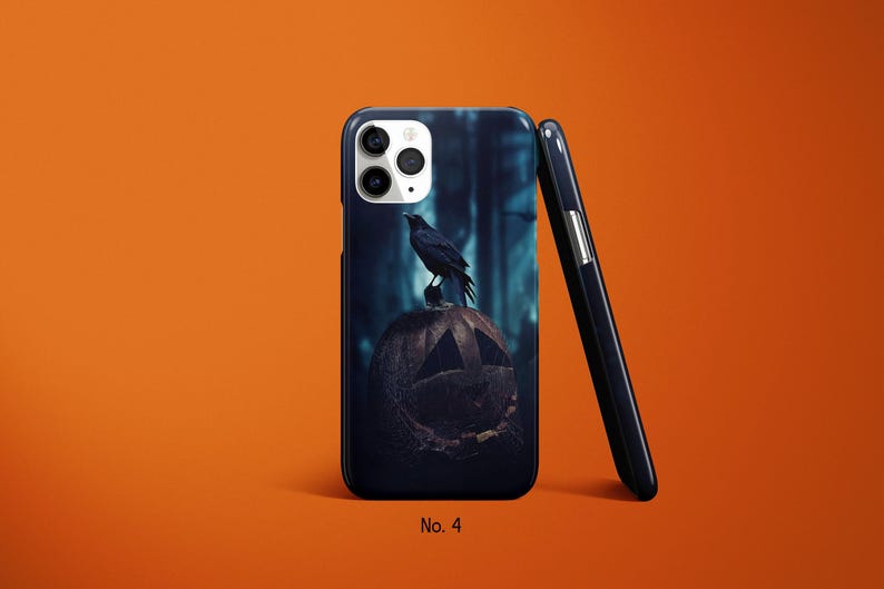 ハロウィンスマホケース、ジャック・オー・ランタン柄iPhone 17/16 Pro Maxケース、パンプキン柄Samsung S25ケース、スプーキー柄Galaxy S24 Ultraカバー、Google Pixelケース 画像 5