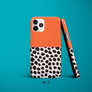 Polka Dot Phone Case, Abstract Phone Cover, iPhone 17, 16, 15 Pro Max, Samsung Galaxy S25, S24, Spotted Google Pixel Case, Modern Phone Case image 3