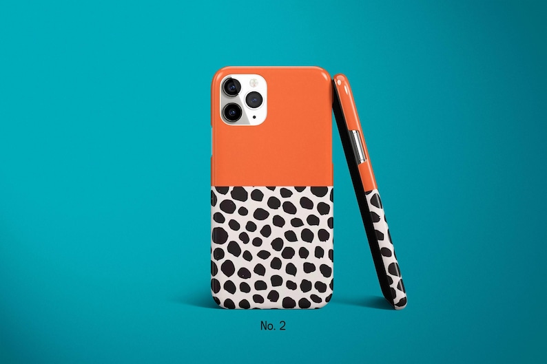 Polka Dot Phone Case, Abstract Phone Cover, iPhone 17, 16, 15 Pro Max, Samsung Galaxy S25, S24, Spotted Google Pixel Case, Modern Phone Case image 3