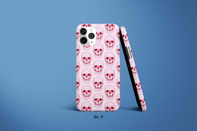 Skull Phone Case, Halloween iPhone 17, 16, 15 Pro Max Case, Skeleton Samsung S25 Case, Spooky Galaxy S24 Cover, Scary Google Pixel 10 Case image 5