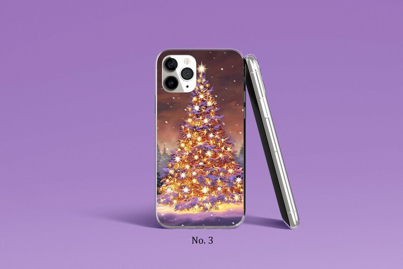 Xmas Phone Case, Christmas Tree Phone Case, iPhone 17, 16, 15, 14 Pro Max, Winter Samsung Galaxy S25 Plus, S24 FE, Festive Google Pixel Case image 4