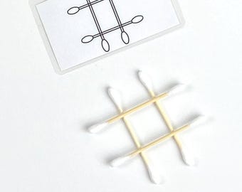 Q-Tip Fine Motor Activity: Montessori Preschool Worksheets (Digital Download)