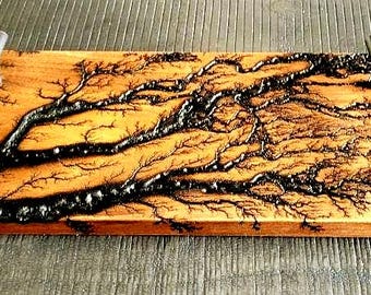 Lichtenberg/Fractal Burn Small Decorative Trays