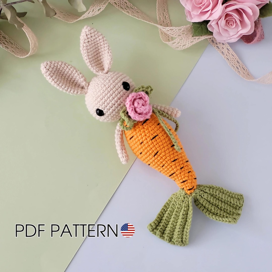 Amigurumi Bunny Crochet Pattern PDF Easy Crochet Bunny Tutorial ...