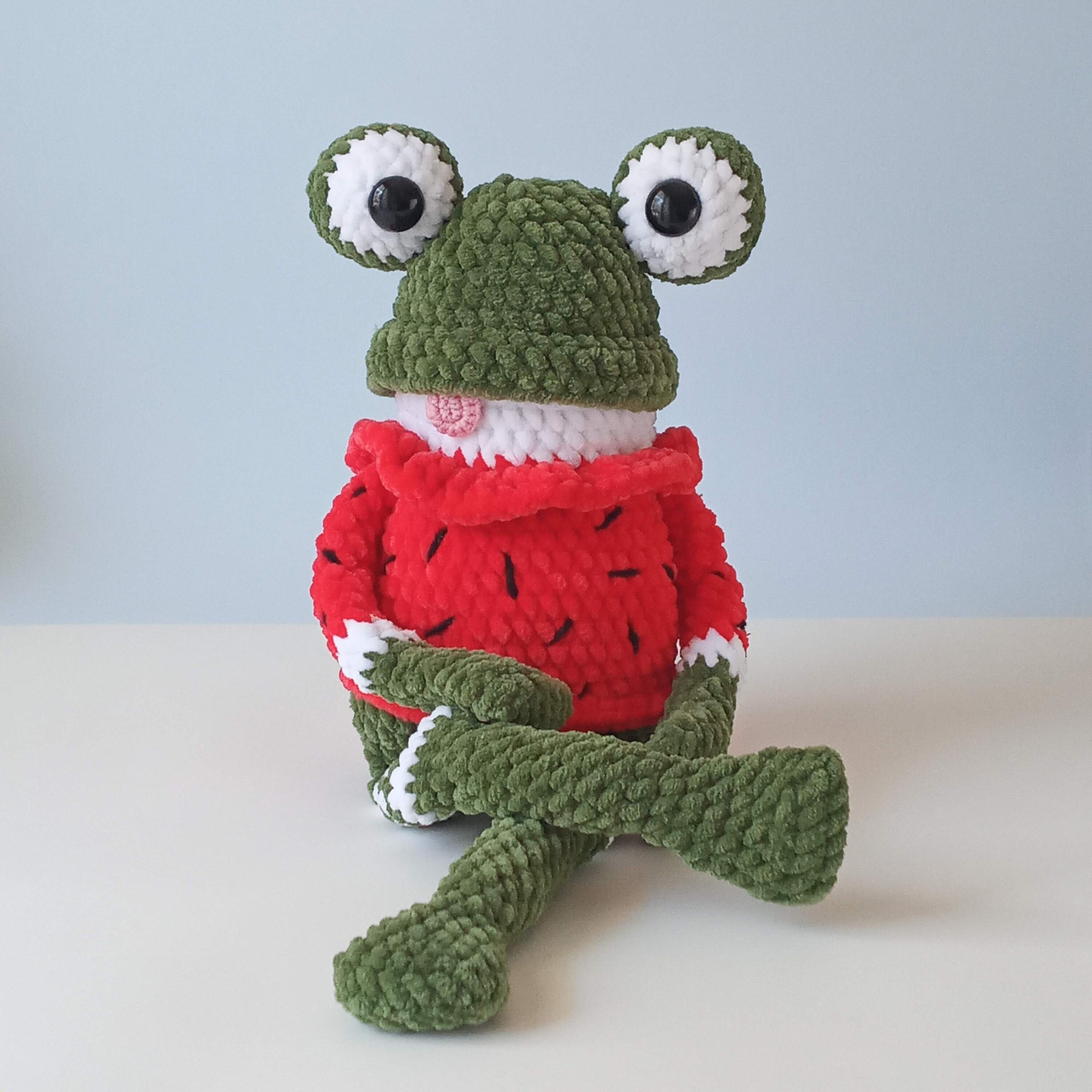 Crochet Frog Pattern Frog Plush Pattern Amigurumi Frog Toy Etsy