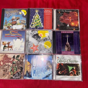 Kids Christmas CD Bundle, Compact Disc Lot, 13 CDs, Very Good Condition or Sealed