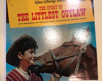 Walt Disney Presents The Story of the Littlest Outlaw, Vinyl Record, 1963, DQ 1246