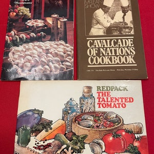 Vintage Cookbooks Booklets, 1970s, Recipe Booklets