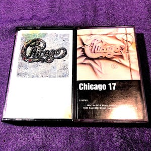Chicago 17 & 18 Cassette Tapes - Original 1984/1986