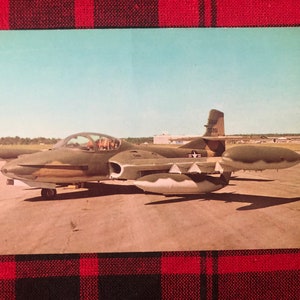 Carte postale Cessna YA-37A, inutilisée, dos divisé, Armée de l'Air