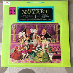 Wolfgang Amadeus Mozart Concert 18 & 24 vinyl record