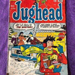 Jughead Vintage Comic Book, March 1968, No. 154