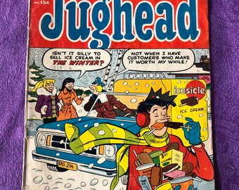 Jughead Vintage Comic Book, March 1968, No. 154