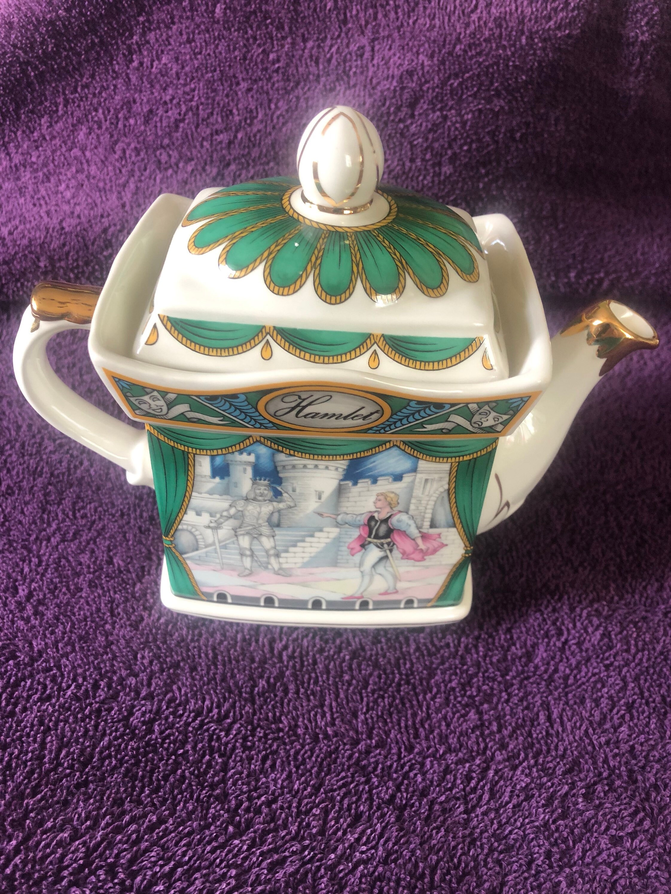 Sadler Staffordshire England Hamlet Teapot William Shakespeare Etsy UK