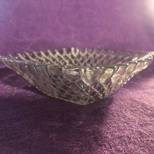 Indiana Glass Company, Diamond Point, Vintage Glass Dishes X 4 - Etsy