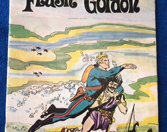 Flash Gordon Giant Comic Album Book by Dan Barry 1973, unused, Coloring Book