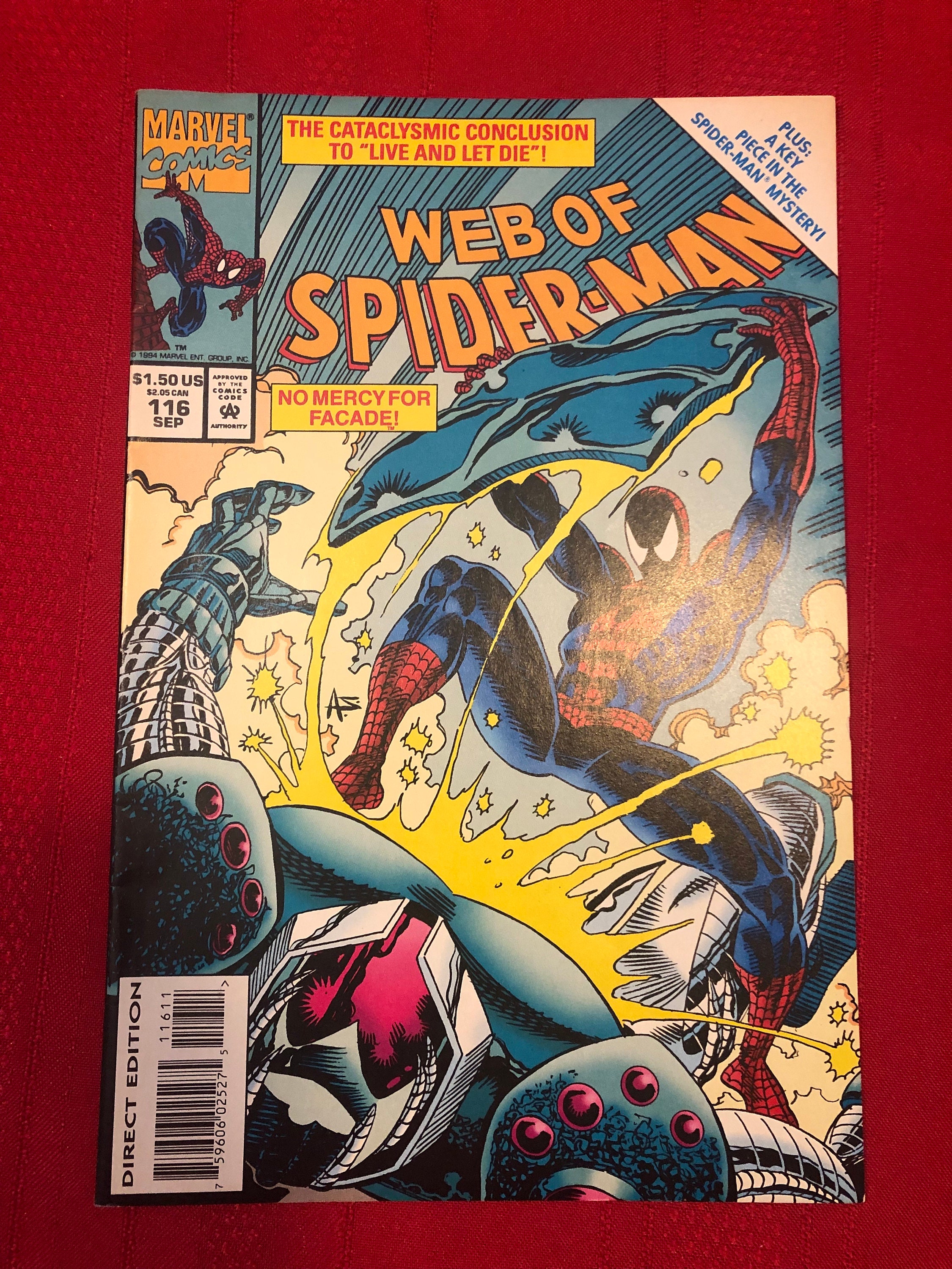 スパイダーマンのウェブ コミックブック、マーベルコミック、1994 年 9