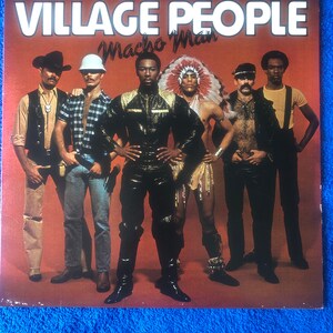 Village People Macho Man vinyl record original 1978 NBLP 7096