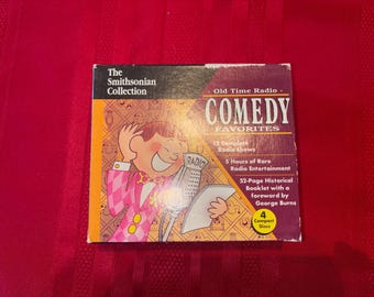 Old Time Radio, Comedy Favorites, The Smithsonian Collection, 4 CDs, Historical Booklet, 1994