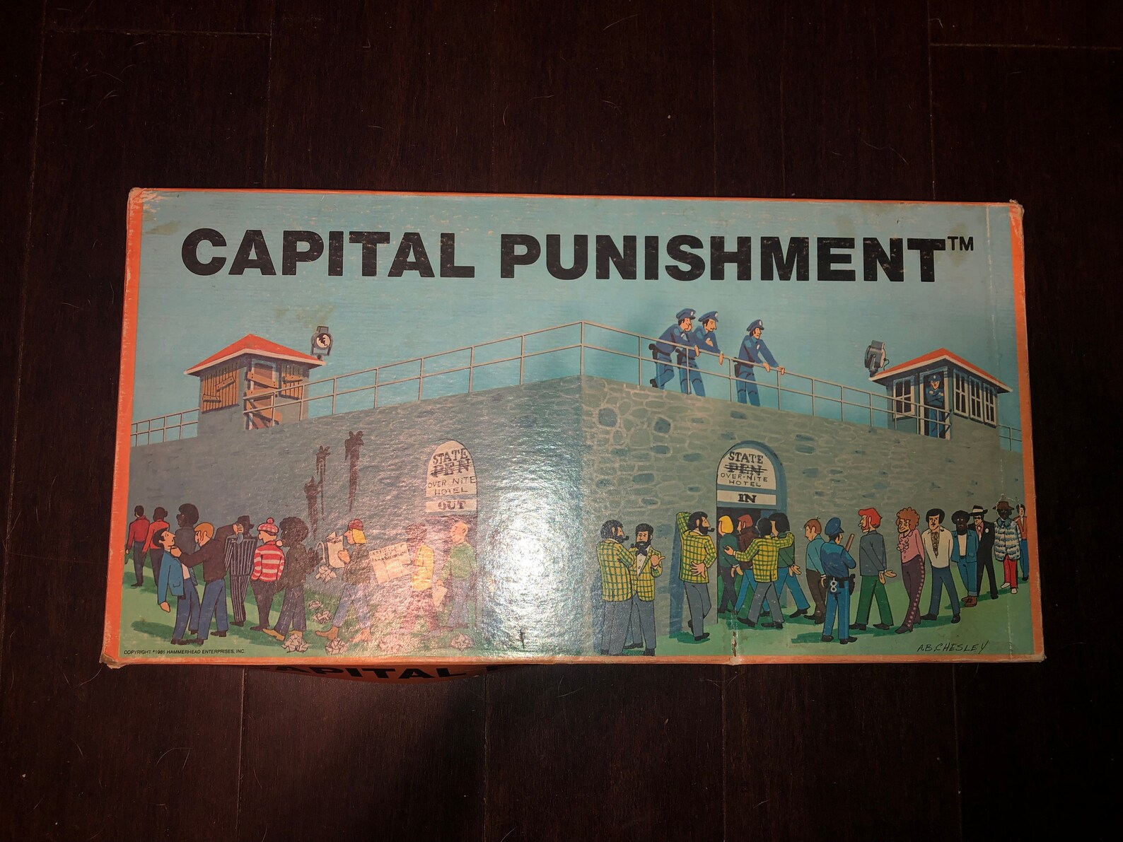 Capital Punishment Board Game 1981 Banned Vintage Rare Etsy