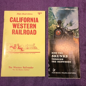 California Western Railroad Booklet & Pamphlet, 1965