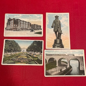 Cartolina della Pennsylvania, vintage, inutilizzata, con il retro diviso, anni '20 -'30