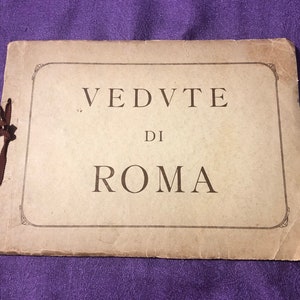 Vedvte Di Roma, Views of Rome, Souvenir Booklet, 1914