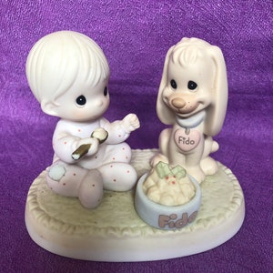 Precious Moments Figur, Gemeinsam Weihnachten teilen, 531944, 1997
