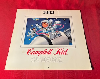 Campbell Kinder Kalender 1992, neuwertig, Ephemera, Campbell Soup Sammlerstück