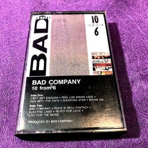 Bad Company, 10 vor 6 , Kassettenband, 1985, 7 81625-4