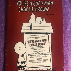 You’re A Good Man, Charlie Brown, Vocal Selections, Sheet Music, Music Book, Arthur Whitelaw and Gene Persson, 1967