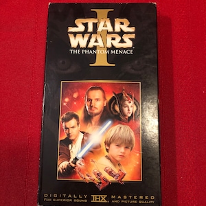 The Phantom Menace, Star Wars I, VHS tape, movie, Gently Used, 1999