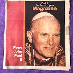 The Buffalo News Magazine, 5 novembre 1978, parte 2, Papa Giovanni Paolo II