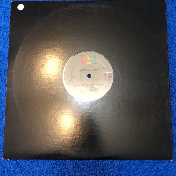 Pet Shop Boys, Suburbia Vinyl Record, Original 1986, V-19226