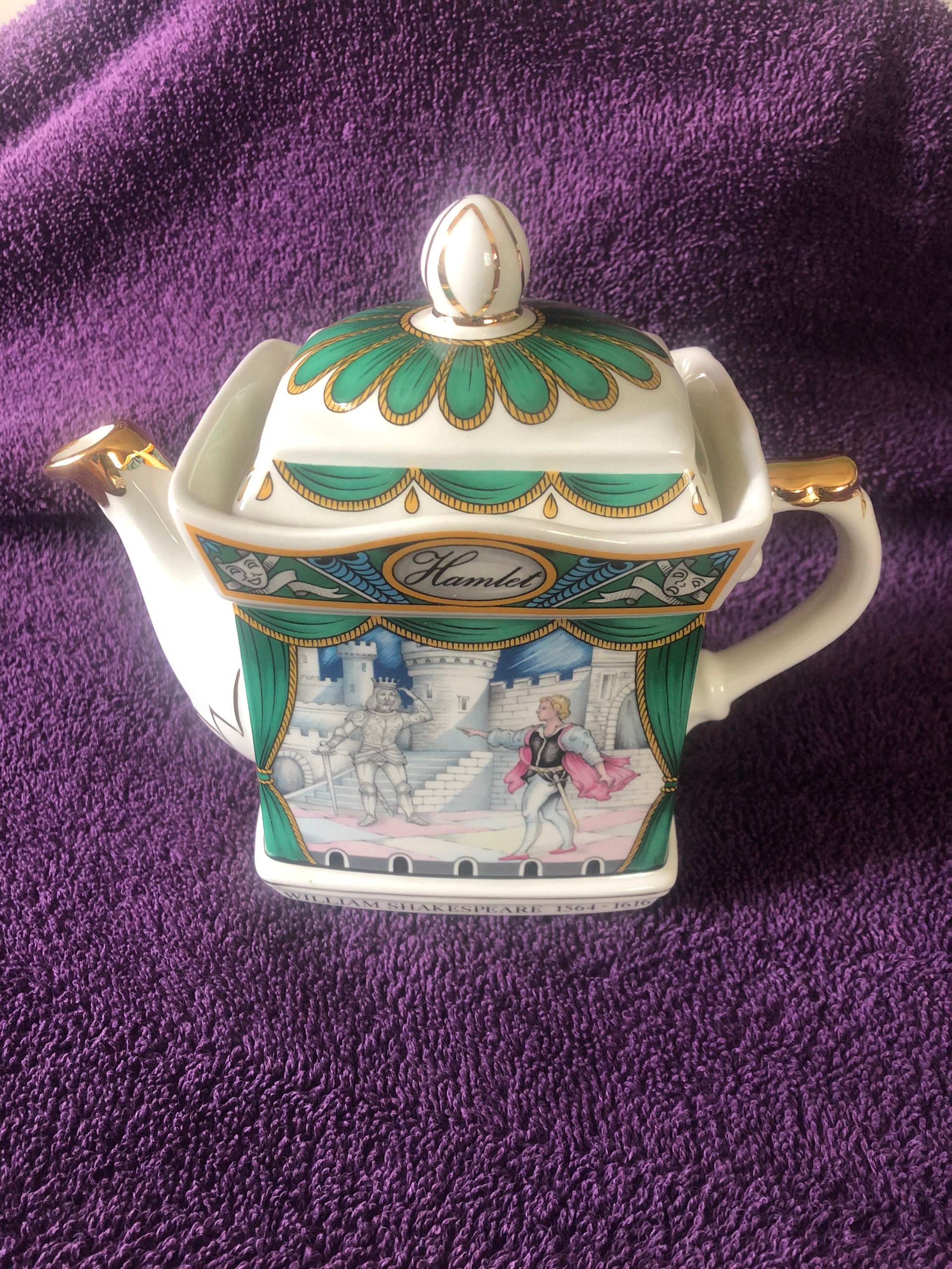 Sadler Staffordshire England Hamlet Teapot William Shakespeare Etsy UK