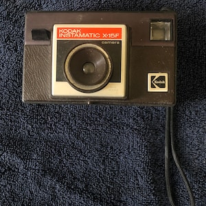 Kodak Eastman Instamatic X-15F Camera vintage 1970-6