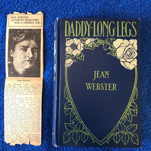 Daddy-Long-Legs by Jean Webster hardcover 1914, niece of Mark Twain