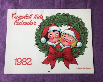 Campbell Kids Calendar 1982, Mint Condition